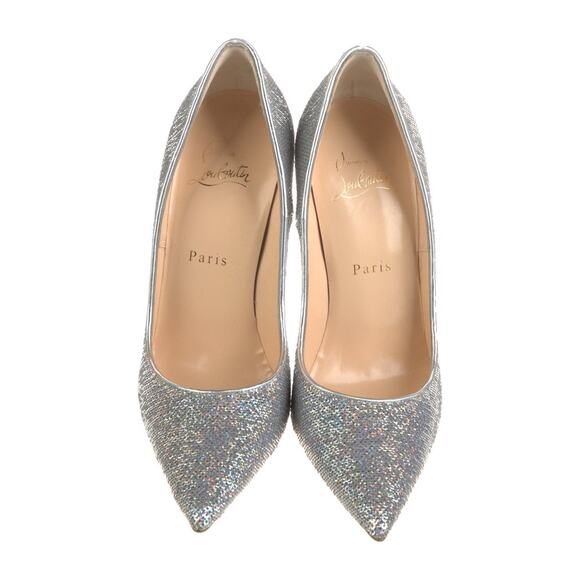 ❤️Christian Louboutin Glitter So Kate Pumps❤️ - Picture 3 of 5